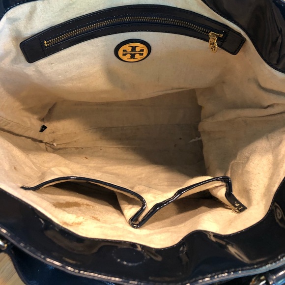 Tory Burch Navy Betty Tote - Picture 2 of 3